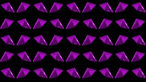 Spinning Pink Box VJ Loops Video stock 74357589