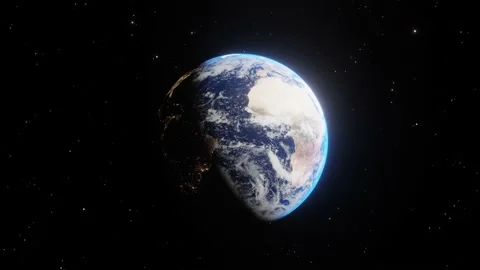 Spinning planet Earth animation Stock Footage 139775114