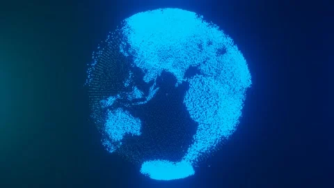 Spinning planet Earth Stock Footage 171915300