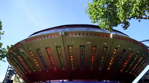 Spinning platform, carnival ride Stock-Footage 52456719