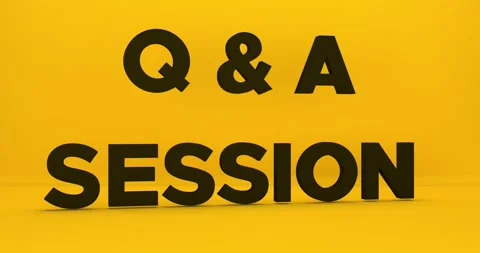 Spinning Q And A Session Text 3D Animation Stock Footage 170982853