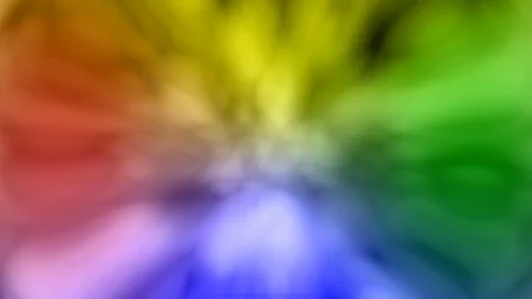 Spinning rainbow collored cloud mass background in seamless loop Video stock 115964664