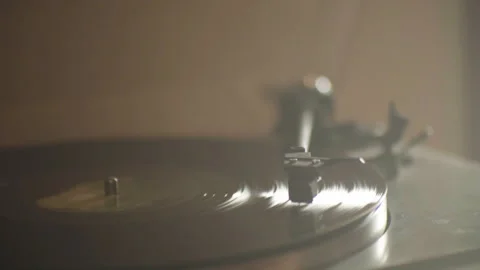 Spinning Record Player Vinyl Stock Footage 265073471