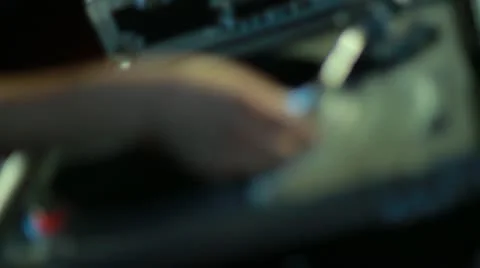 Spinning Records Stock Footage 20464291