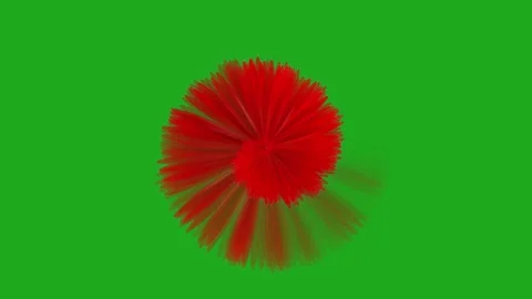 Spinning Red Objects in Motion – Abstract 3D Animation Stock Footage 306130889