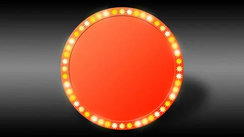 Spinning red wheel of fortune Stock Footage 95941278