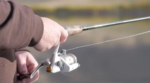 Spinning reel Video stock 50769141