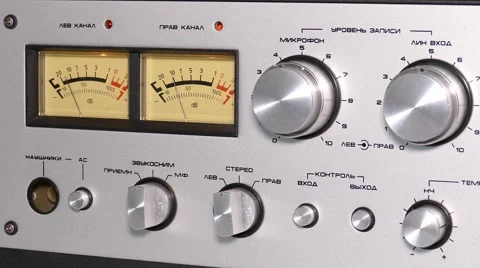 Spinning reel on old tape recorder - 4k Stock Footage 48530153