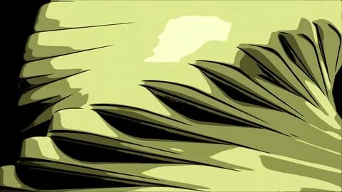 Spinning rhombuses creating effect of an optical illusion. Design. Rotating Stock Illustration