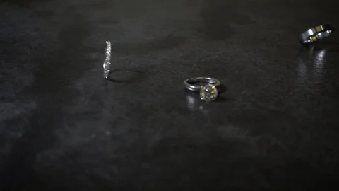 Spinning Rings Stock Footage 104766035