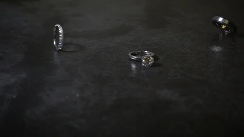 Spinning Rings Stock Footage 104766149