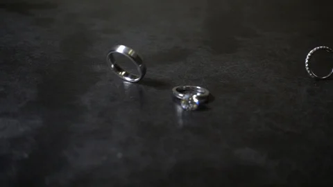 Spinning Rings Stock Footage 104766373