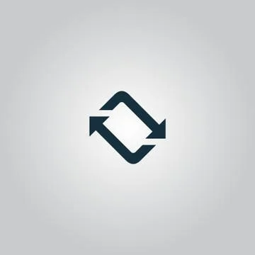 Spinning, rotating arrows Illustrazione stock