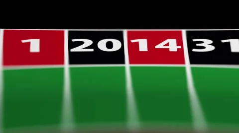 Spinning Roulette Numbers Stock Footage 42333533