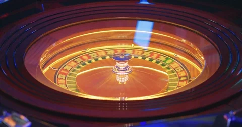 Spinning Roulette Wheel Stock Footage 122164986