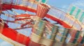Spinning Round Up HD Footage