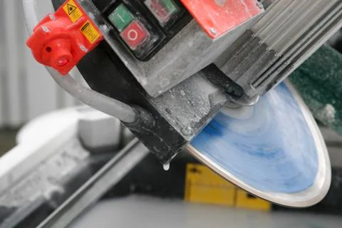 Spinning-saw Foto stock