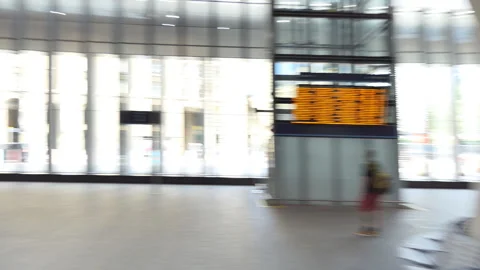 A spinning shot of a station interior. Stock Footage 111497474