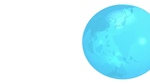 Spinning Skeleton Earth Stock Footage 332454805