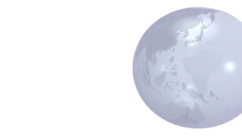 Spinning Skeleton Earth Stock Footage 332454807