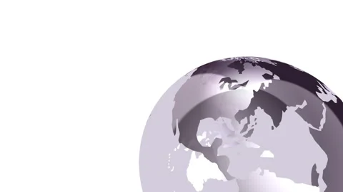 Spinning Skeleton Earth Zoom-In 스톡 동영상 332454820