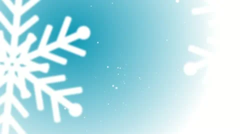 Spinning Snowflakes Stock Footage 12754083