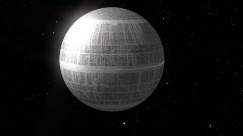 Spinning Space Orb Animation Video stock 22180231
