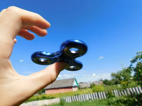 Spinning spinner Stock Photos