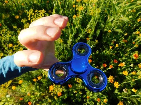 Spinning spinner Stock Photos