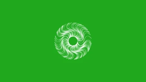 Spinning Spiral Lines Circular Motion Animation Stock Footage 336424136