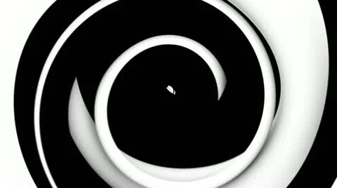 Spinning spirals Stock Footage