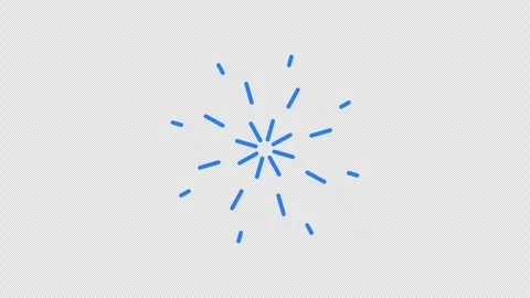 Spinning starburst dashed lines loading ... | Stock Video | Pond5