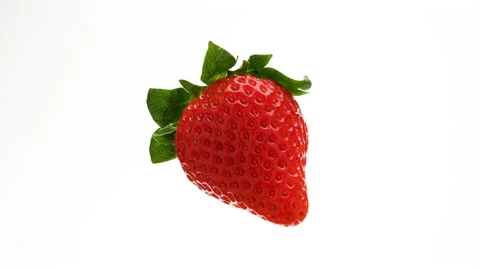 Spinning Strawberries Stock Footage 147632613