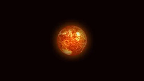 Spinning sun in deep space with vibrant nebula and distant galaxy. Powerful.. Video stock 309011661