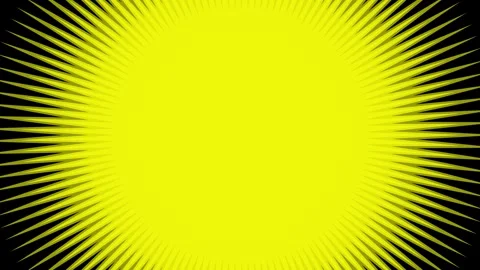 Spinning Sun Rays Yellow and Black Motion Background Video Video stock 319757917