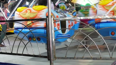 Spinning Tagada Ride Stock Footage 328520675