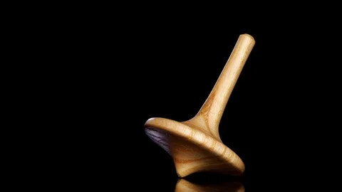Spinning Top. Close up. 스톡 동영상 128128571