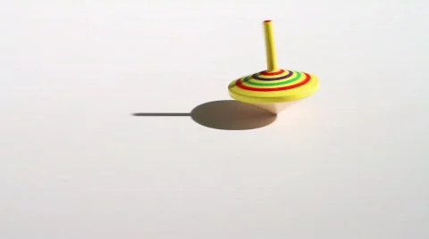 Spinning Top Stock Footage