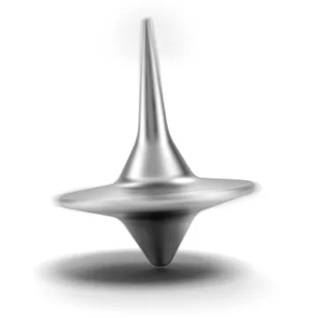 Spinning top Illustrazione stock
