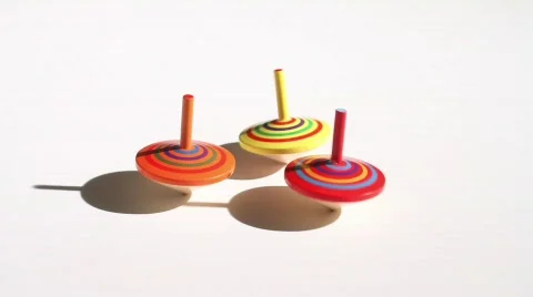 Spinning Tops Stock Footage 847095