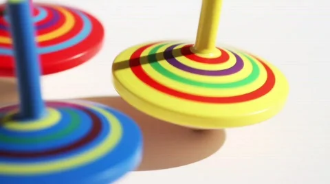Spinning Tops Stock Footage 847097