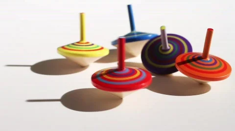 Spinning Tops Stock Footage 847111