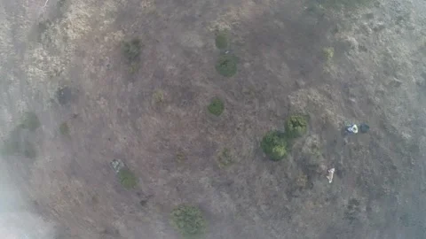 Spinning video loop coming into land - 1080p Stock Footage 163107836