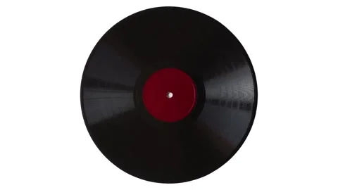 Spinning vinyl record Stock Footage 139829485