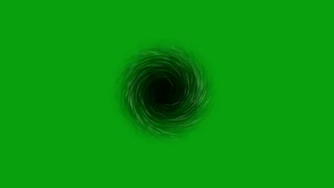 Spinning of water on green screen background Stock Footage 337760609