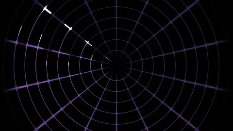 Spinning web design with geometric patterns in dark Stock Footage 339500448