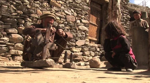 Spinning Wheel 2 Stock Footage 47641410