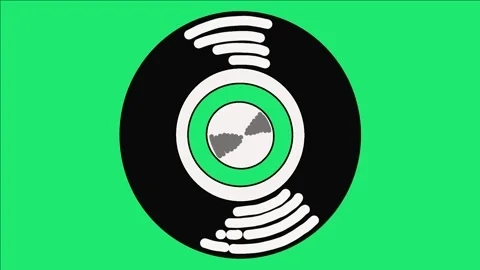 Spinning wheel animation video Stock Footage 221166072