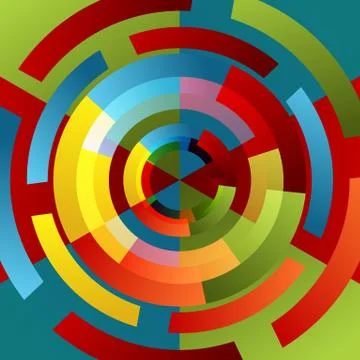 Spinning wheel background Stock Illustration