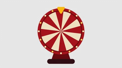 Spinning wheel of fortune. Stock Footage 250171571
